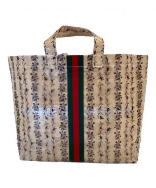×GUCCI PVCトートバッグ