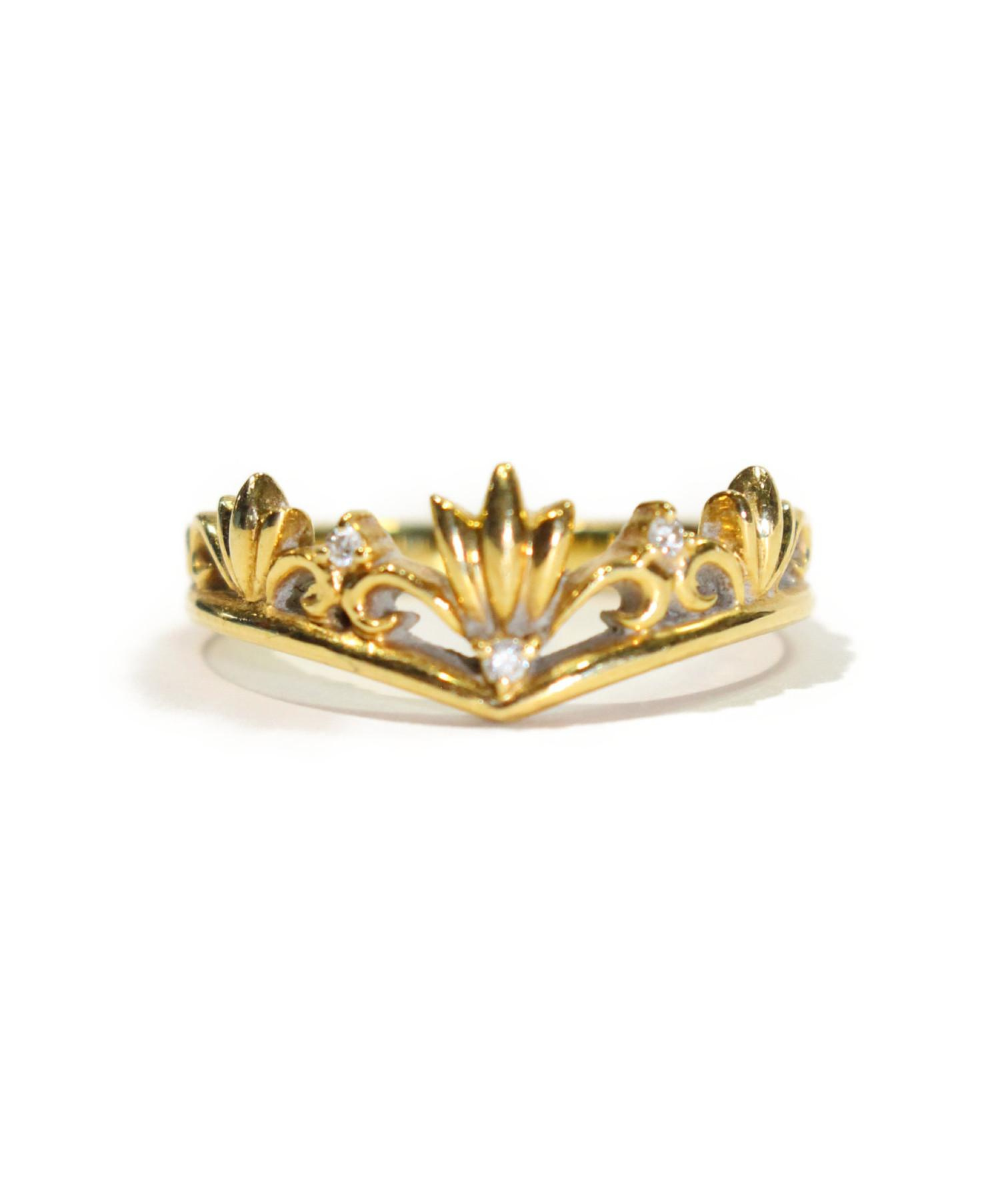 K18 Gold Ring (18金リング) K18 Gold Ring サイズ:13 K18 3.5g ダイヤモンド 0.02ct｜ブランド