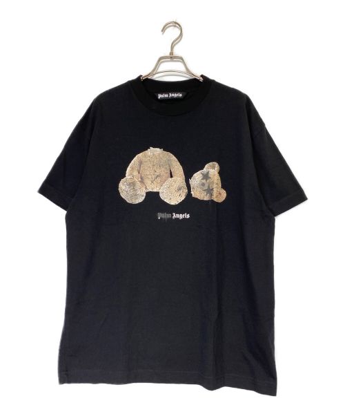 Palm Angels (パームエンジェルス) BEAR SPRAYED T-shirt ブラック サイズ:XL｜ブランド古着の通販サイト
