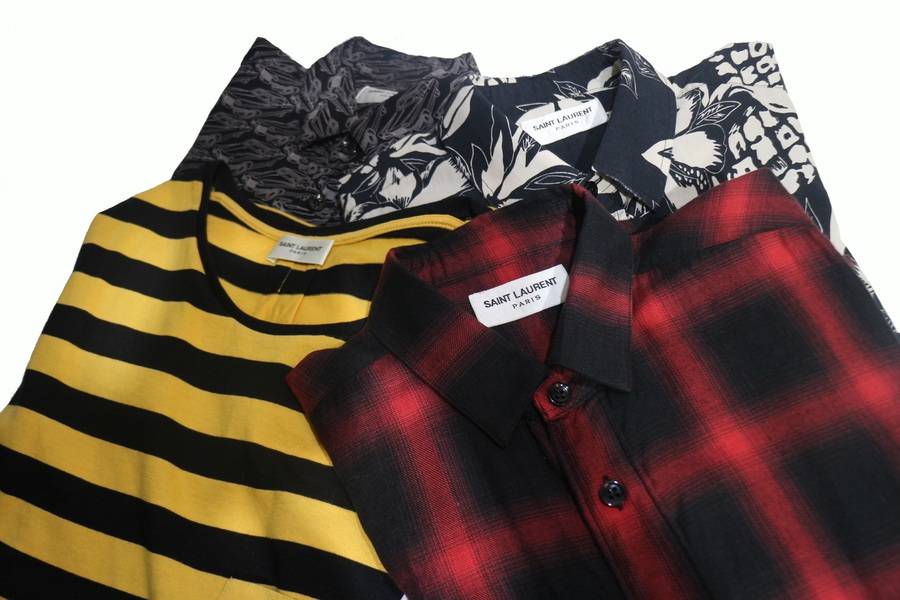 大人気新品 サンローラン チェックシャツ 最終価格 エディ期 - シャツ 