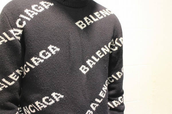 BALENCIAGA(バレンシアガ)のロゴセーターをお買取りさせて頂きました 