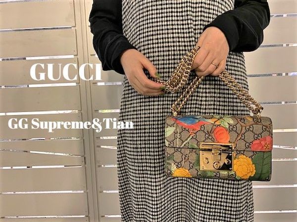 新着入荷】GUCCIよりGGスプリーム Tian チェーンショルダーバッグが