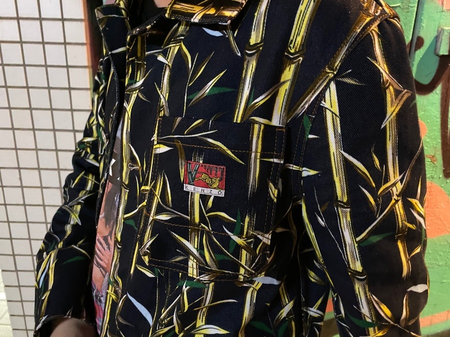 【美品】即完売 KENZO Bamboo Tiger Denim Jacket