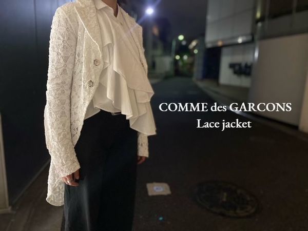 カラー COMME des GARCONS - コムデギャルソン レース ジェケットの