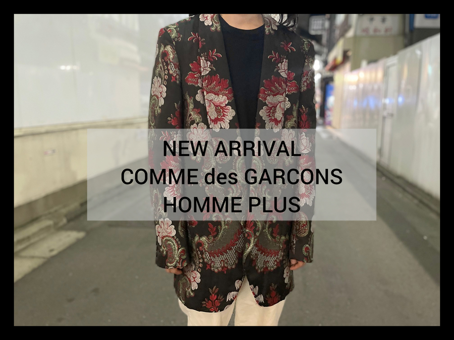 COMME des GARCONS HOMME PLUSの刺繍ロングジャケットが竹下通り店に