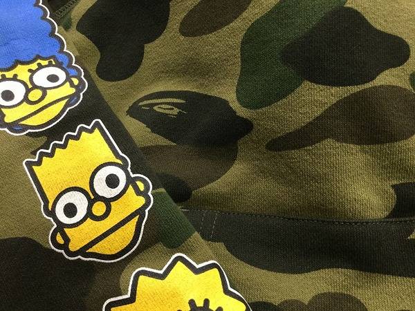 A BATHING APE x Simpsons コラボ フルジップパーカー bckediri