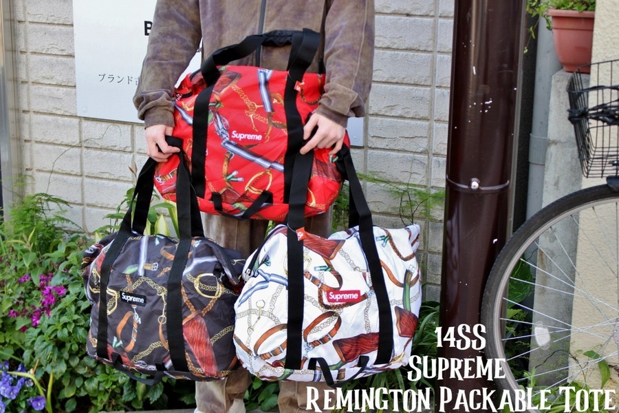 Supreme Remington Packable Tote レミントン 黒バッグ - トートバッグ
