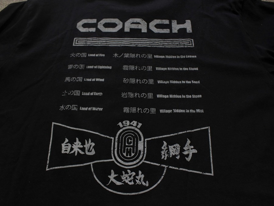 異色のコラボ！！】COACH × NARUTOのコラボアイテム入荷