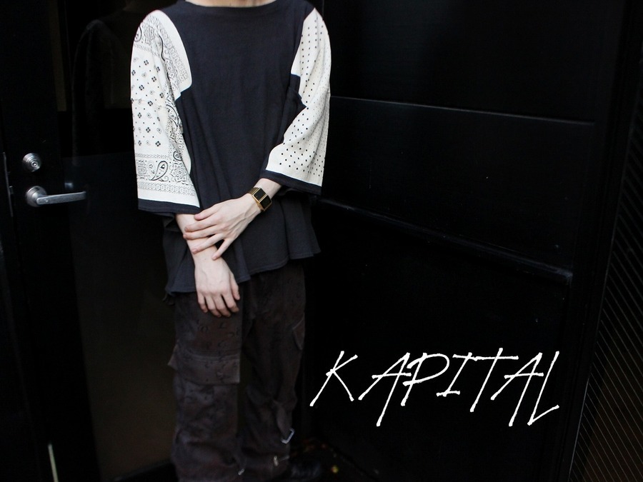 日本の伝統技術！！！】KAPITAL(キャピタル)天竺 バンダナHUGE-Tee入荷 ...