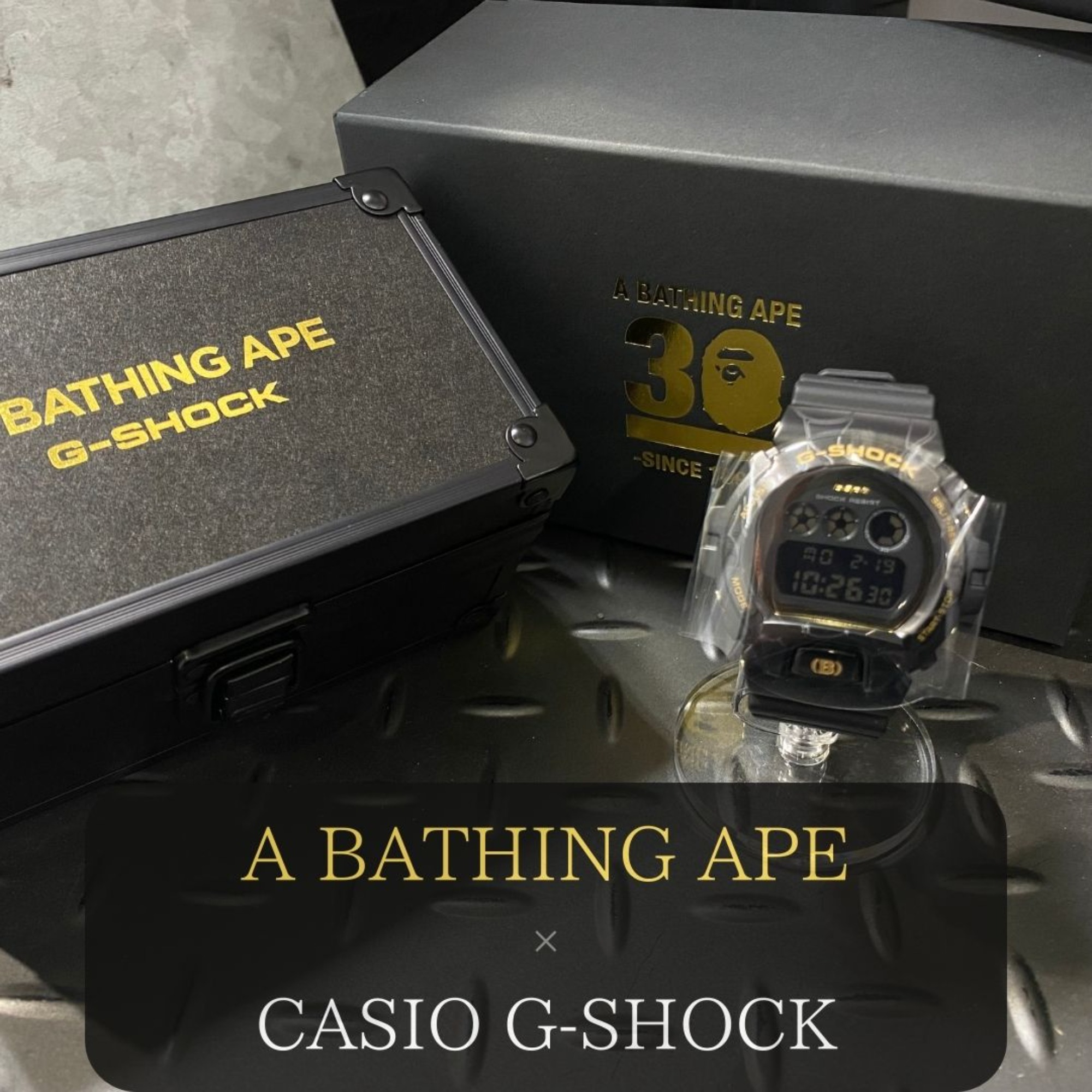 ブラコレ原宿】A BATHING APE×CASIO G-SHOCKの30周年記念