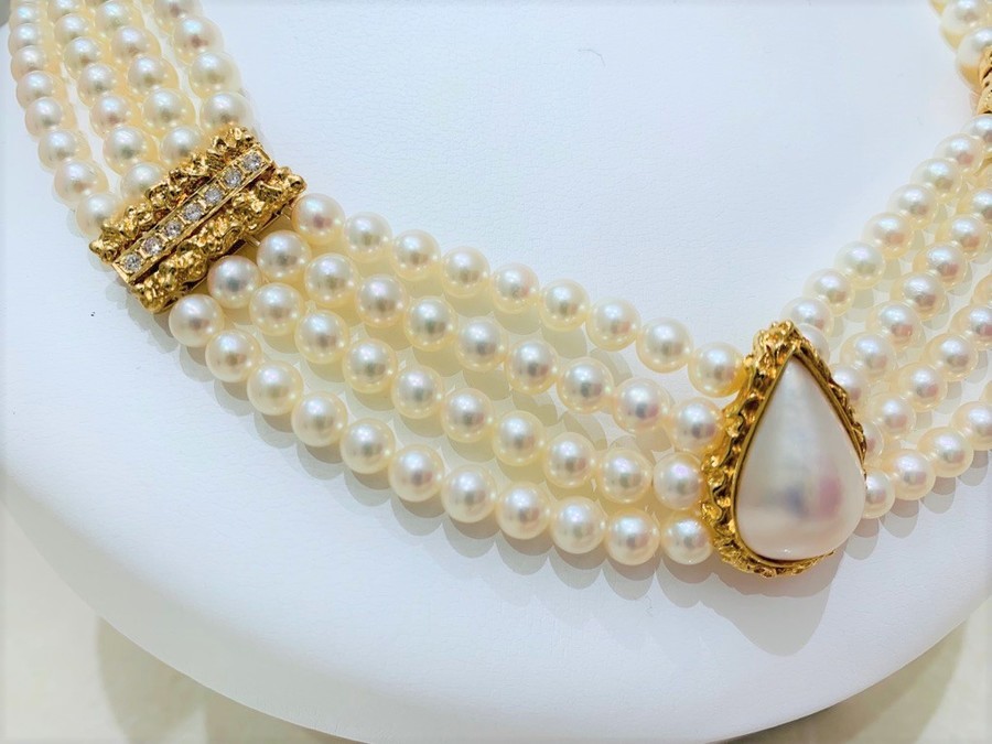 MIKIMOTO(ミキモト)の贅沢なパールネックレスをお買取りさせていただき