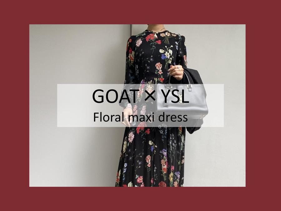 高価買取/おすすめ商品】高身長さんにも嬉しいGOAT/ゴートの花柄マキシ