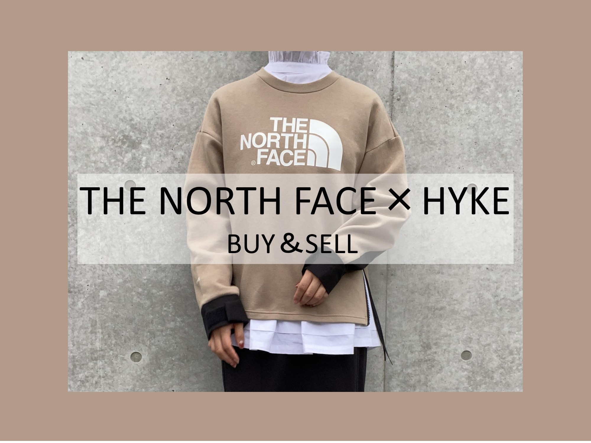 hyke × the north face こそばゆい Tec Air Big Top