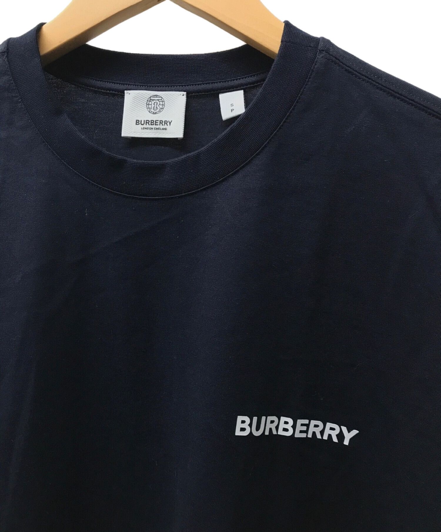 BURBERRY (バーバリー) プリントTシャツ ネイビー サイズ:S P　175/88A