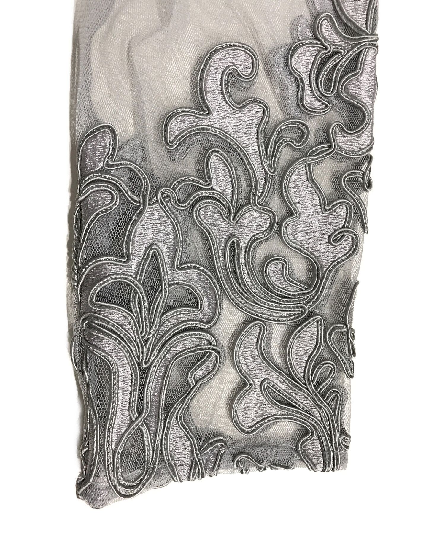 GRACE CONTINENTAL (グレースコンチネンタル) Cord Embroidery Dress 