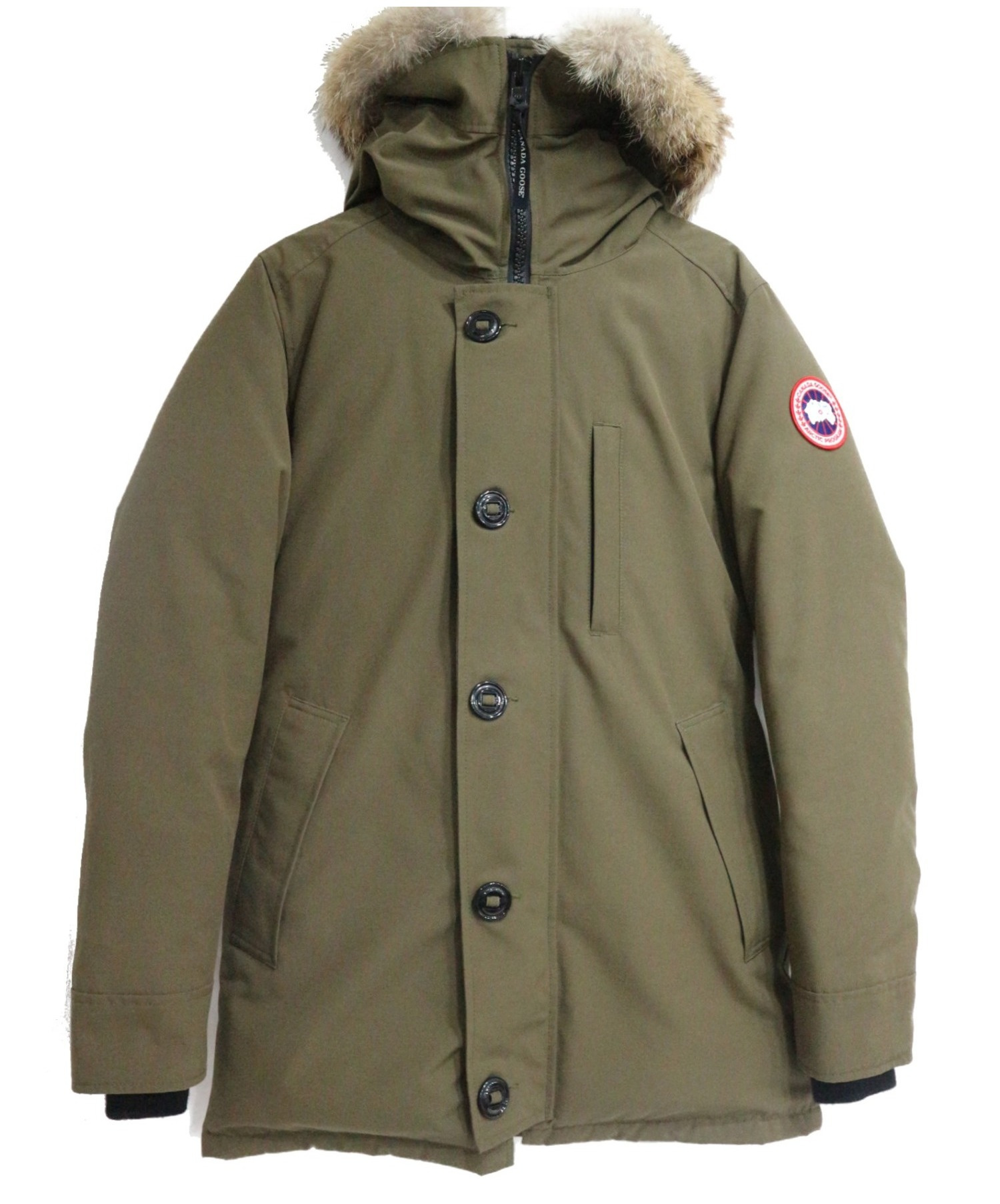 Canada Goose カナダグース ダウンジャケット カーキ サイズ S 未使用品 Jasper Parka ブランド古着の通販サイト ブランドコレクト