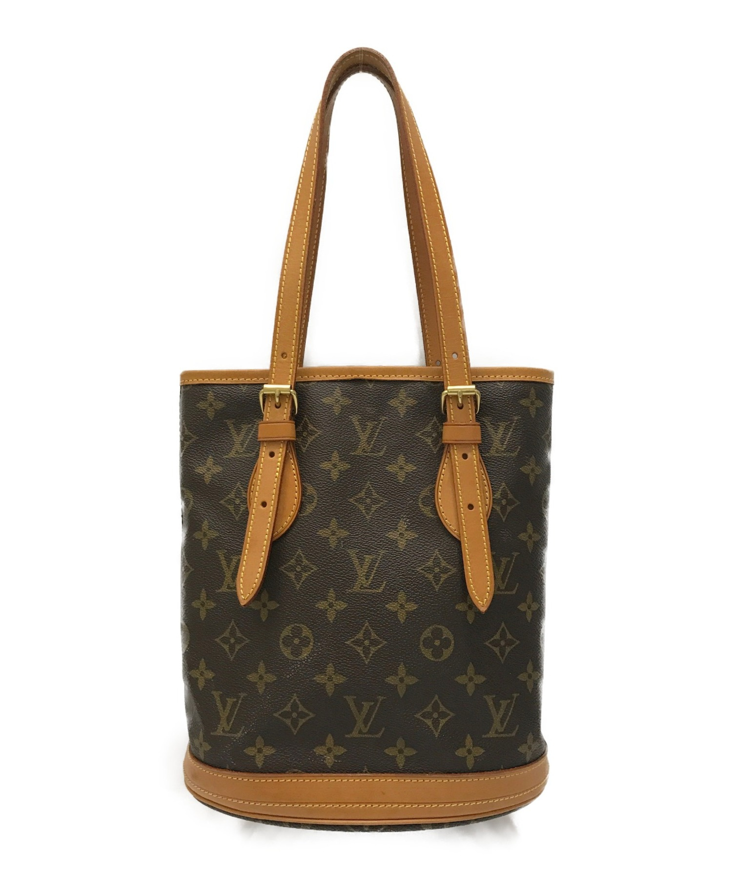 LOUIS VUITTON ルイヴィトン モノグラム バケットPM トートバッグ-