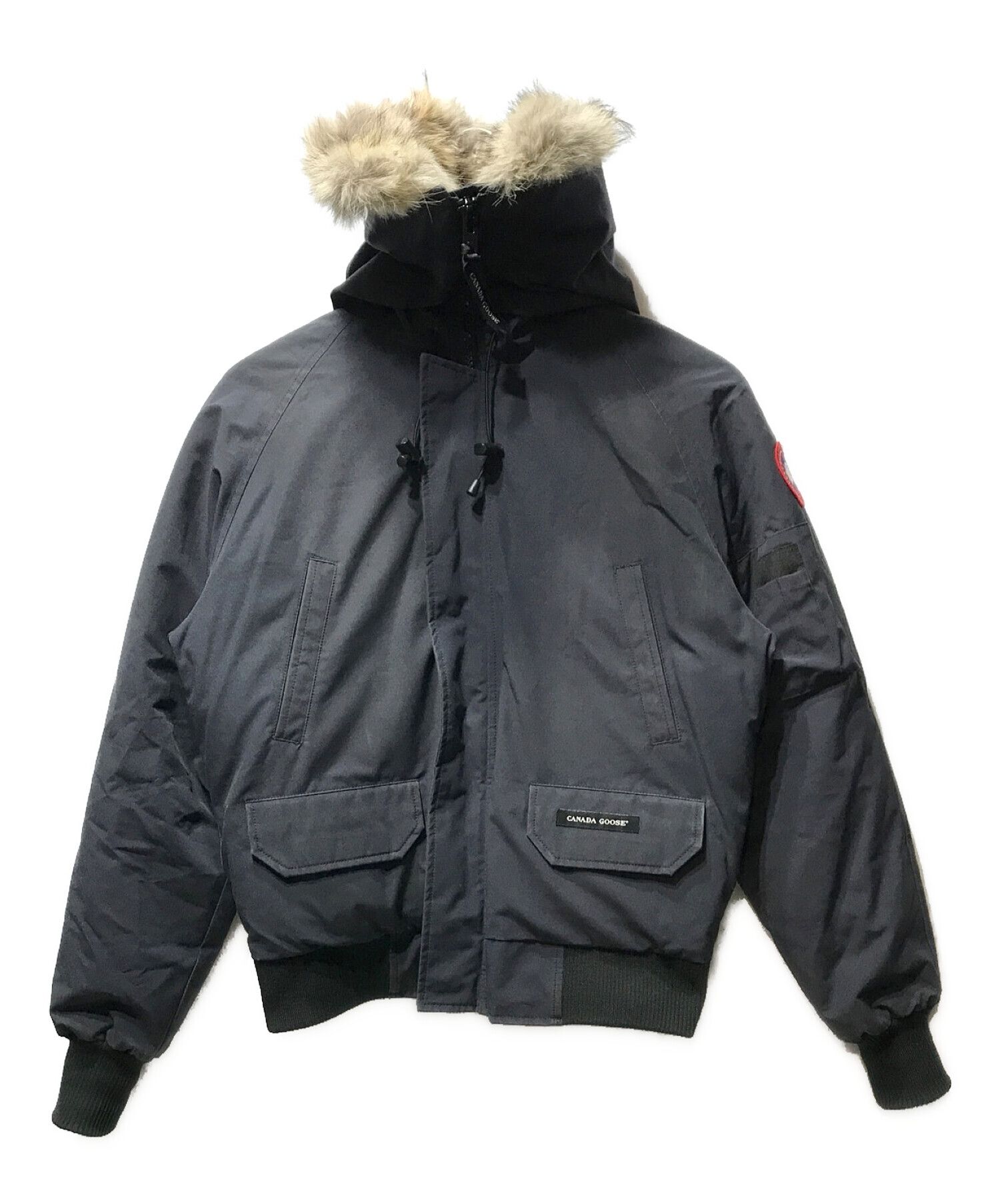 CANADA GOOSE (カナダグース) Chilliwack Bomber Heritage Fusion Fit チリワック ボンバー  ヘリテージ フュージョン フィット ダウンジャケット ネイビー サイズ:M