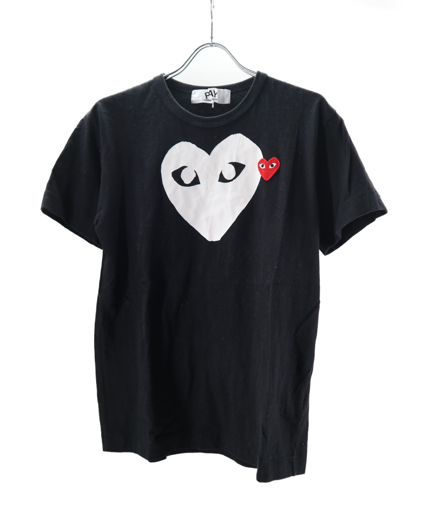 Play Comme Des Garcons プレイコムデギャルソン ハートtee ブラック サイズ M ブランド古着の通販サイト ブランドコレクト