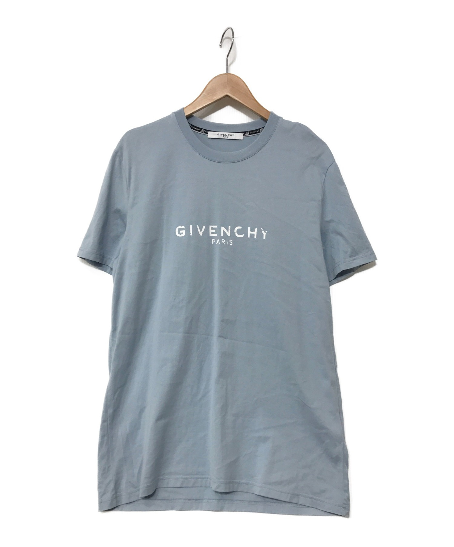 GIVENCHY (ジバンシィ) ヴィンテージロゴTシャツ ブルー サイズ:M 