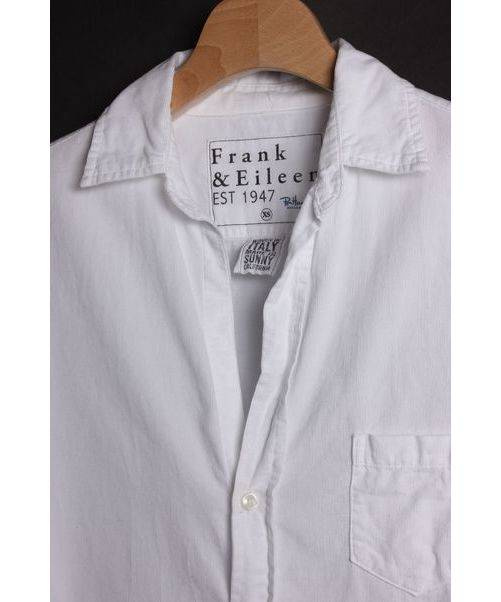 Frank&Eileen (フランクアンドアイリーン) コーデュロイシャツ ホワイト サイズ:XS