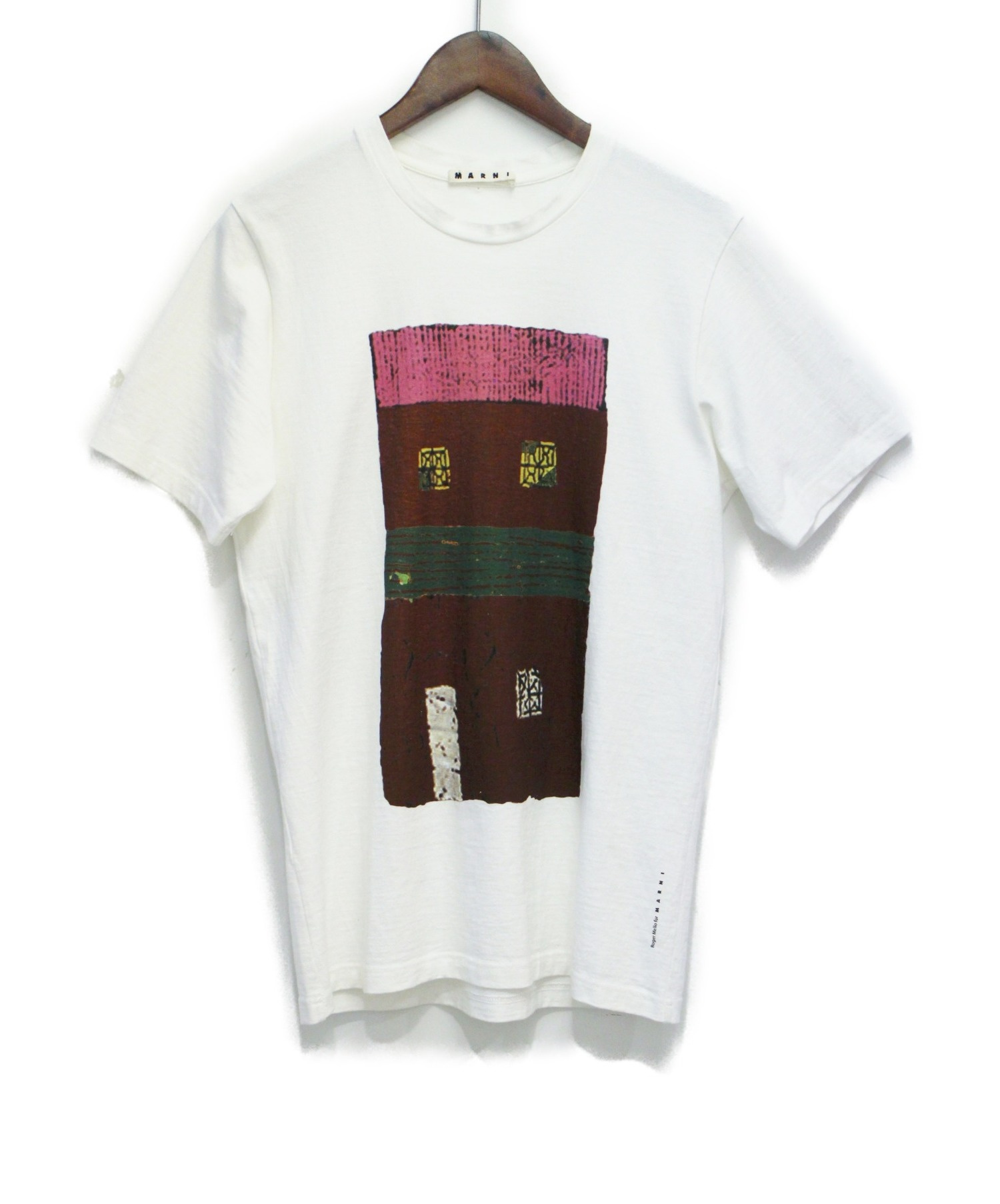 海外限定 MARNI tシャツ デザイン 花柄 Tシャツ/カットソー(半袖/袖なし)