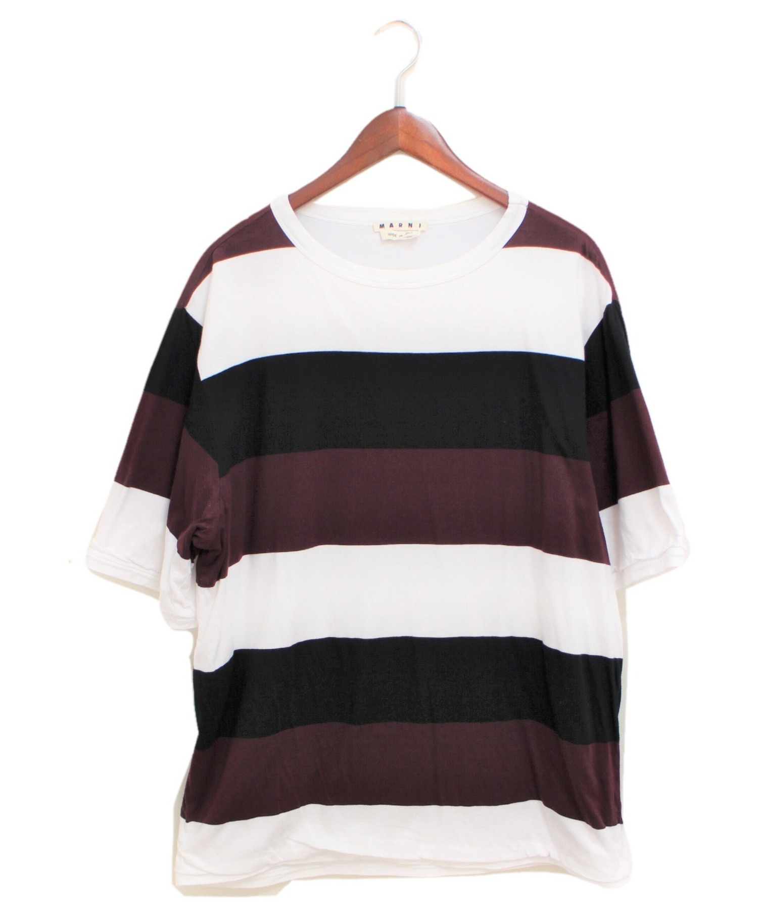 新品 MARNI マルニ Tシャツ グラフィック 52 ロゴ ブラック www.ndc.gov.af