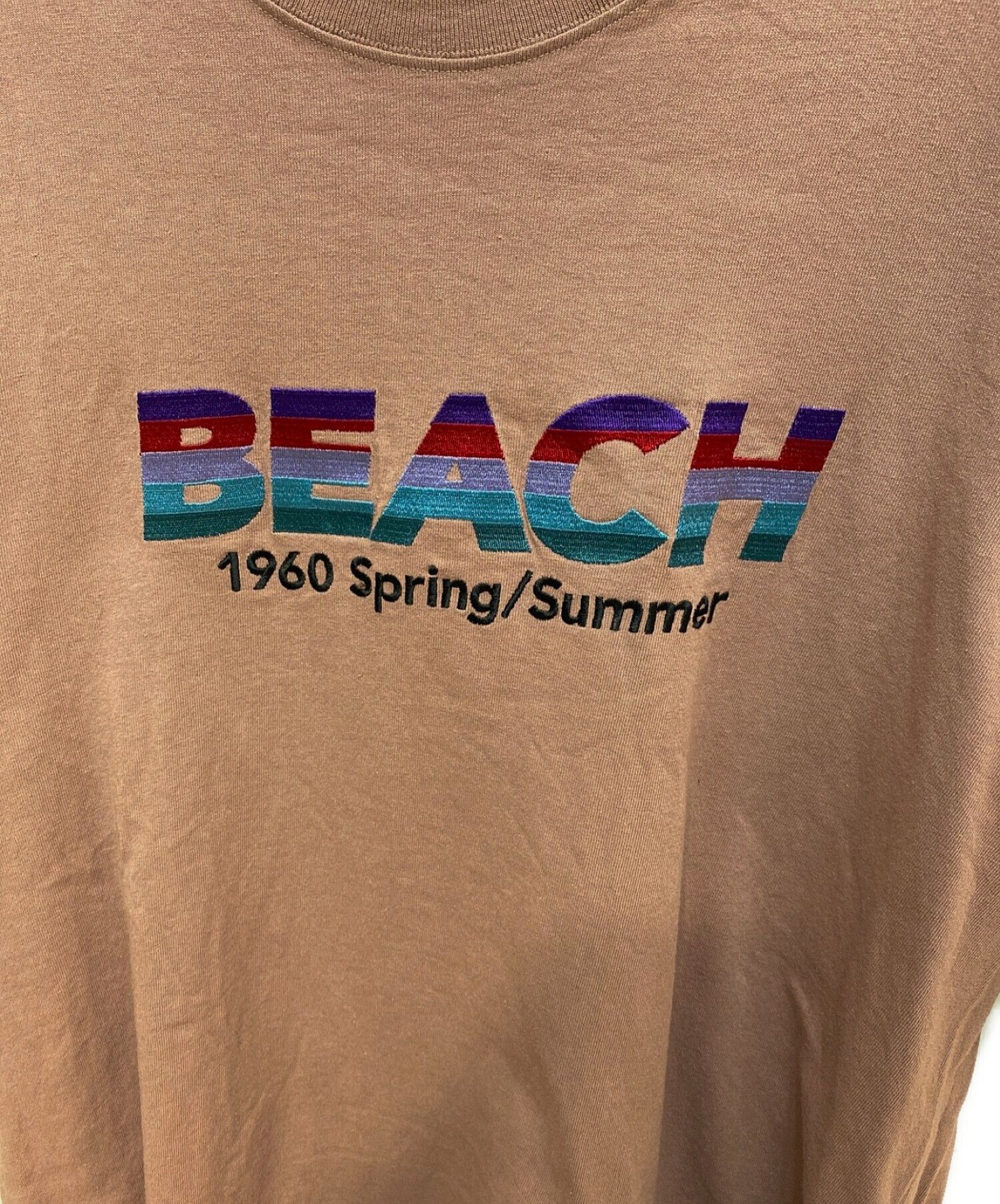 dairiku 20SS 「BEACH」刺繍Tシャツの+spbgp44.ru