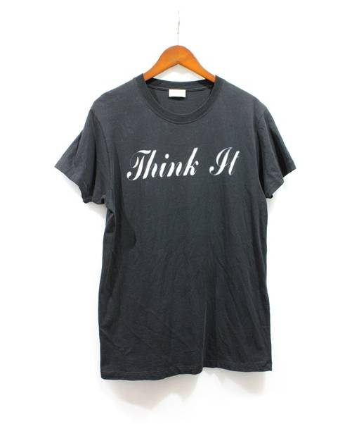 SAINT LAURENT PARIS (サンローラン パリ) Think TEE/Tシャツ ブラック 