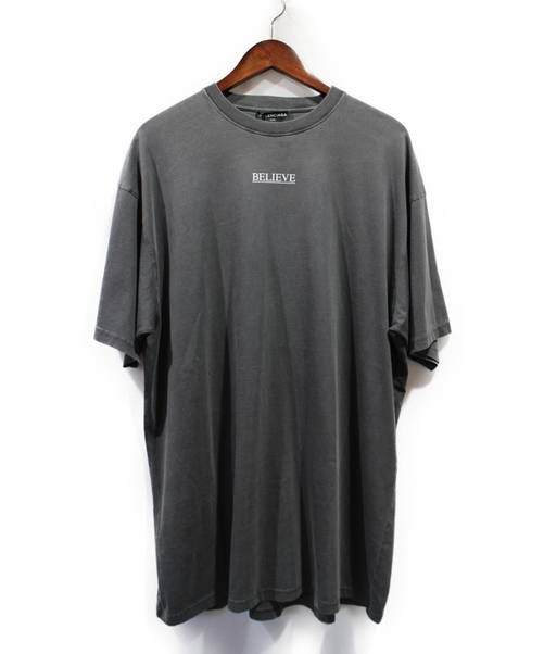 BALENCIAGA (バレンシアガ) BELIEVE Tシャツ グレー サイズ:38 未使用 