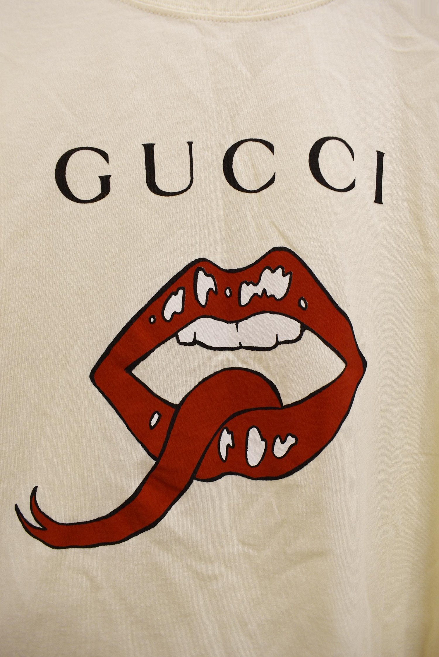 Gucci グッチ 19ss リップtシャツ サイズ S ブランド古着の通販サイト ブランドコレクト