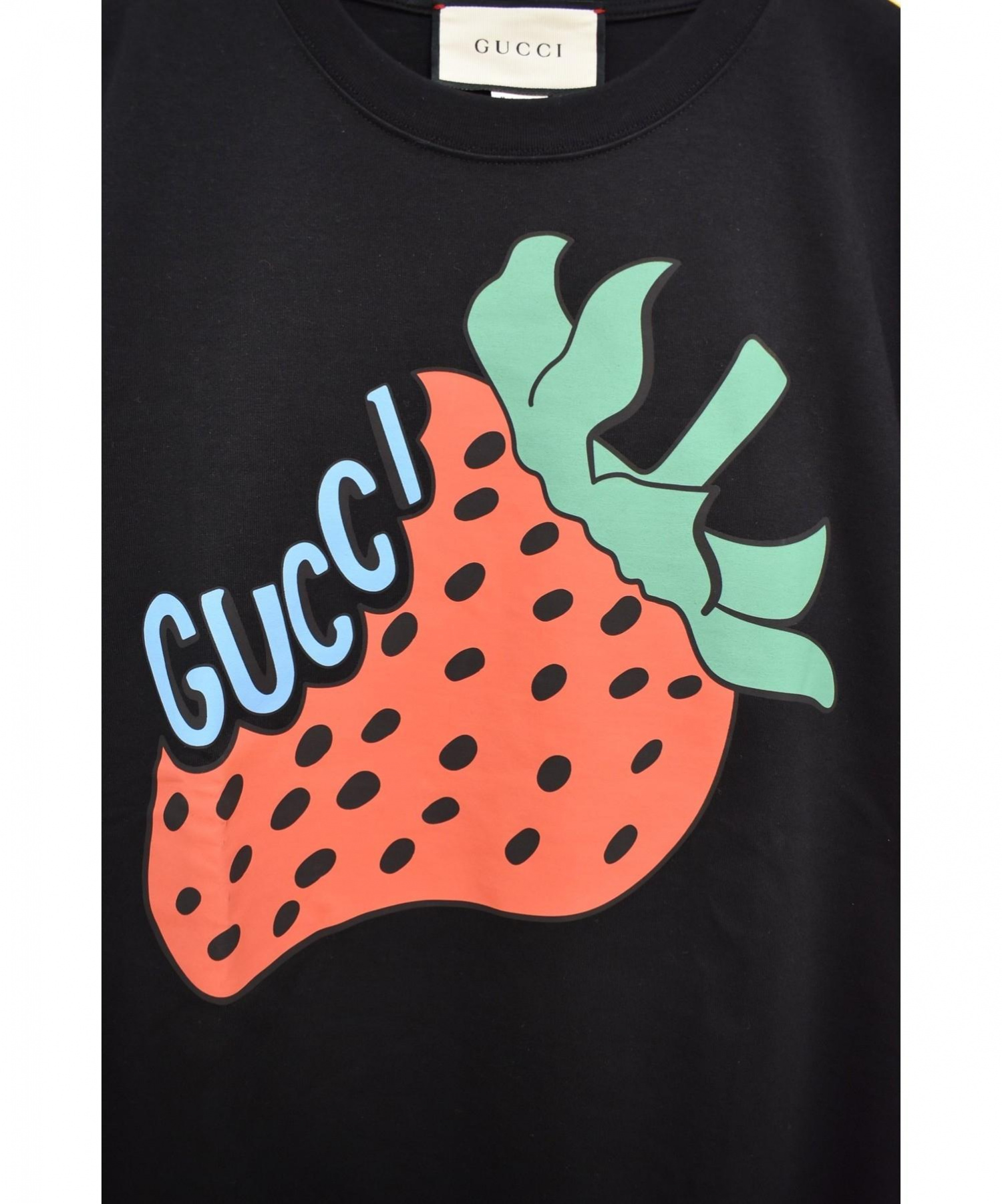 GUCCI (グッチ) ストロベリープリントTシャツ サイズ:XS 2019SS 