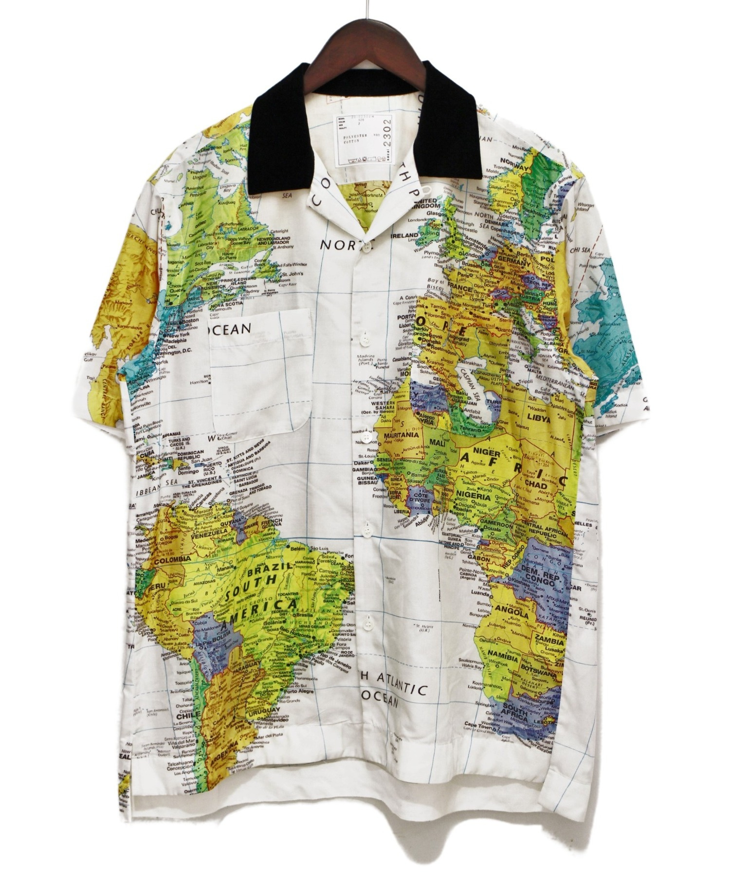 海外最新 Sacai 20ss サカイ World Map 地図 asakusa.sub.jp