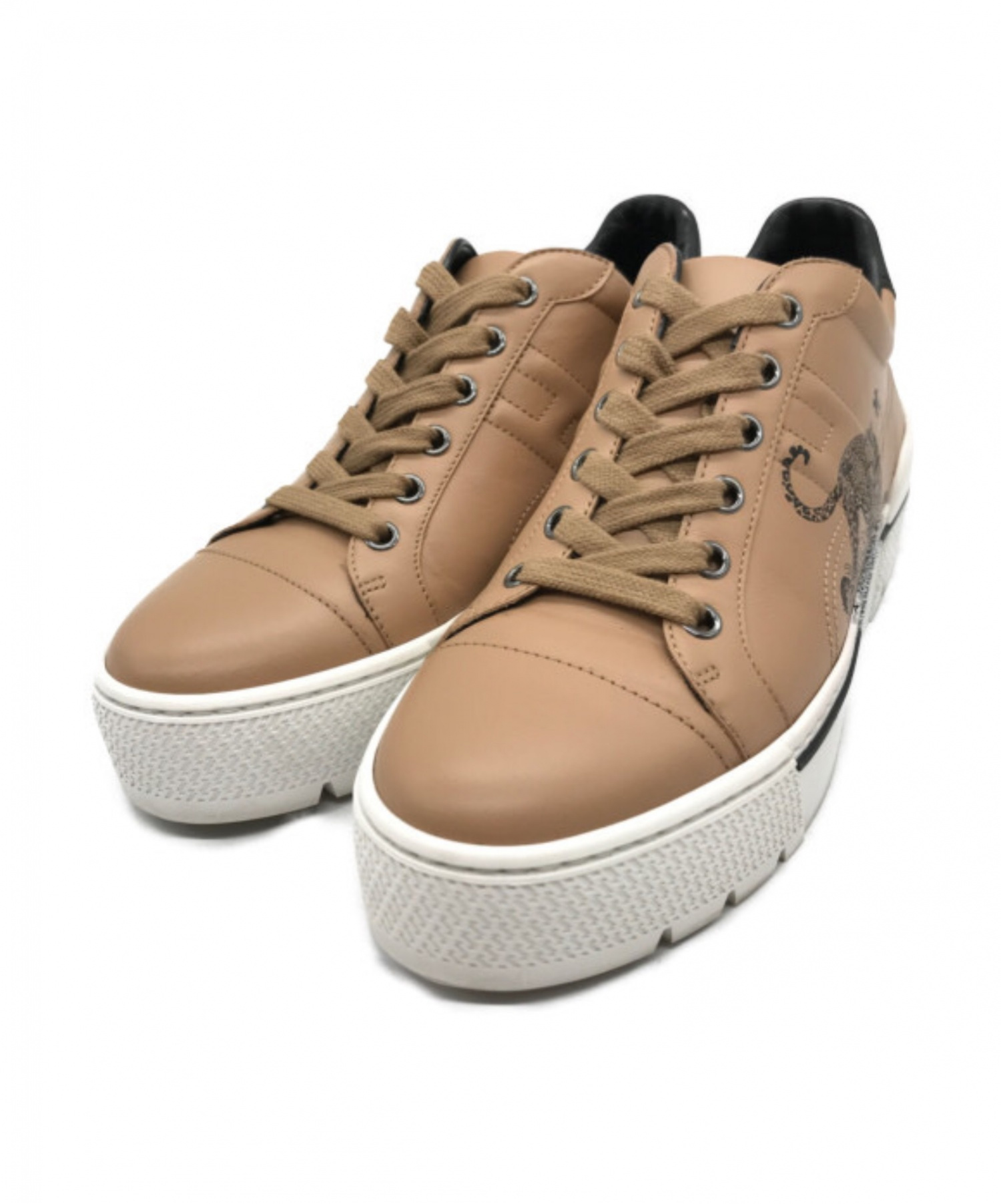 HERMES (エルメス) ヴォルテージ スニーカー ベージュ サイズ:37 192118　Voltage sneaker