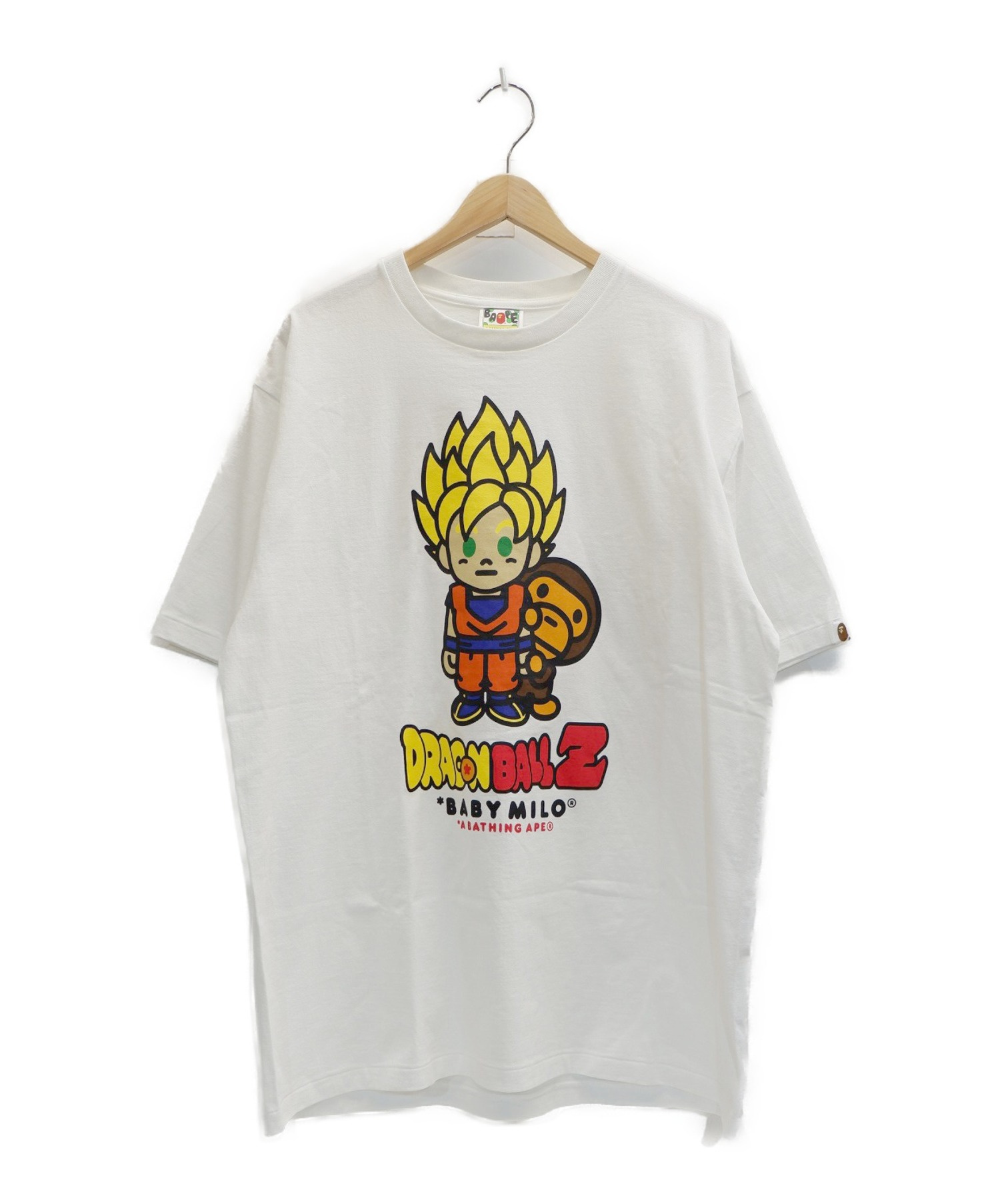 A Bathing Ape エイプ プリントtシャツ ホワイト サイズ 2xl ｘdragonball Z ブランド古着の通販 サイト ブランドコレクト