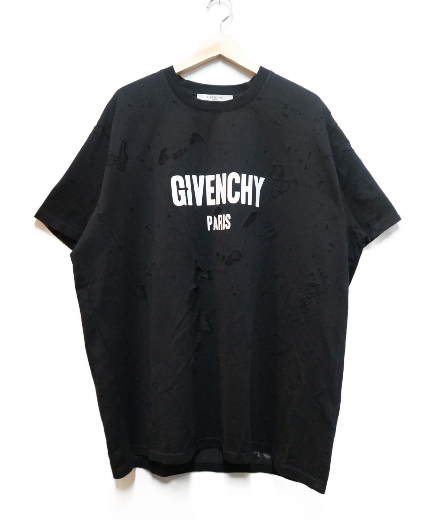 GIVENCHY (ジバンシー) デストロイドオーバーサイズTシャツ 