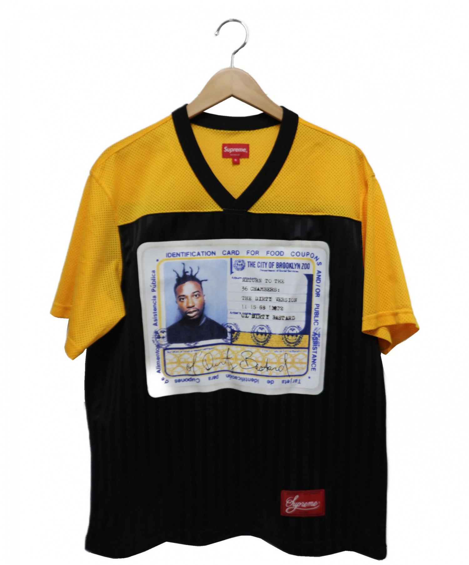 Supreme シュプリーム オールダーディバスタードフットボールトップ イエロー サイズ S Ol Dirty Bastard Football Top 19ss Week16 ブランド古着の通販サイト ブランドコレクト