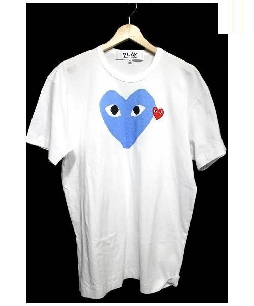 Play Comme Des Garcons プレイコムデギャルソン ワンポイントハートtシャツ ホワイト サイズ Xl ブランド古着の通販サイト ブランドコレクト