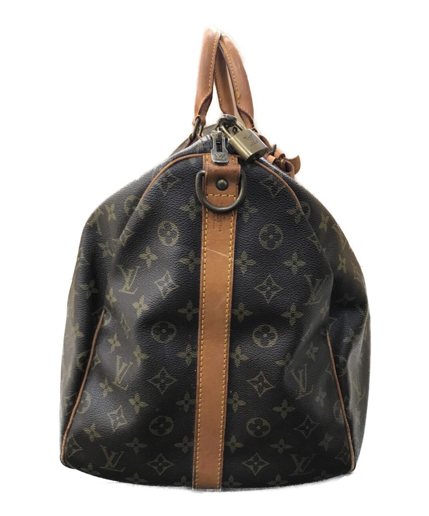 LOUIS VUITTON (ルイ ヴィトン) ボストンバッグ/キーポル・バンドリエール55キーポル55 ブラウン サイズ:55