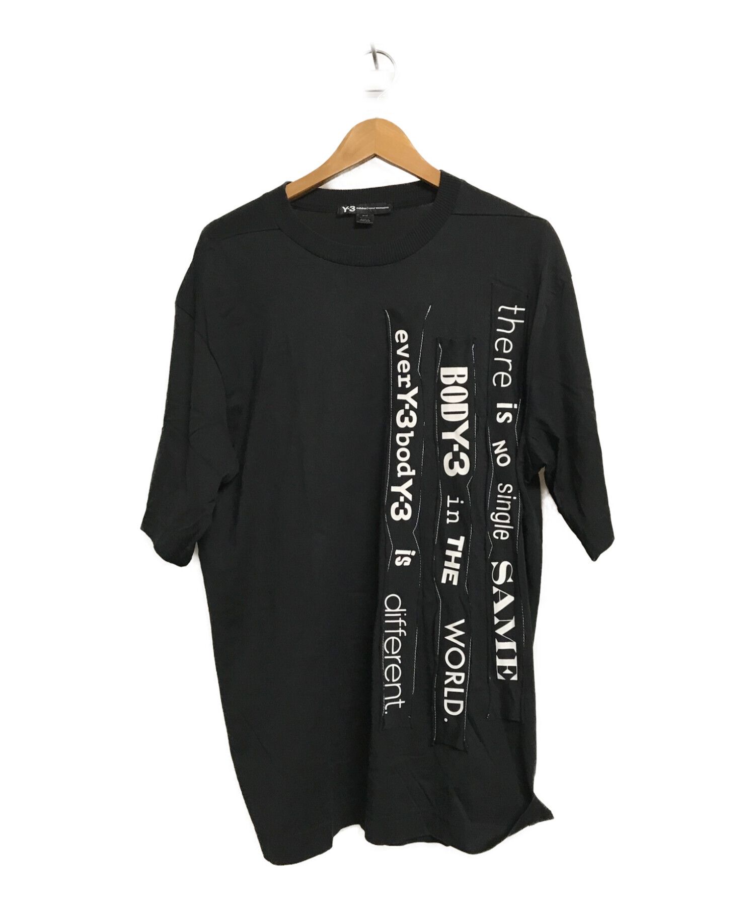 Y-3 (ワイスリー) Tシャツ ブラック サイズ:M｜ブランド古着の通販 