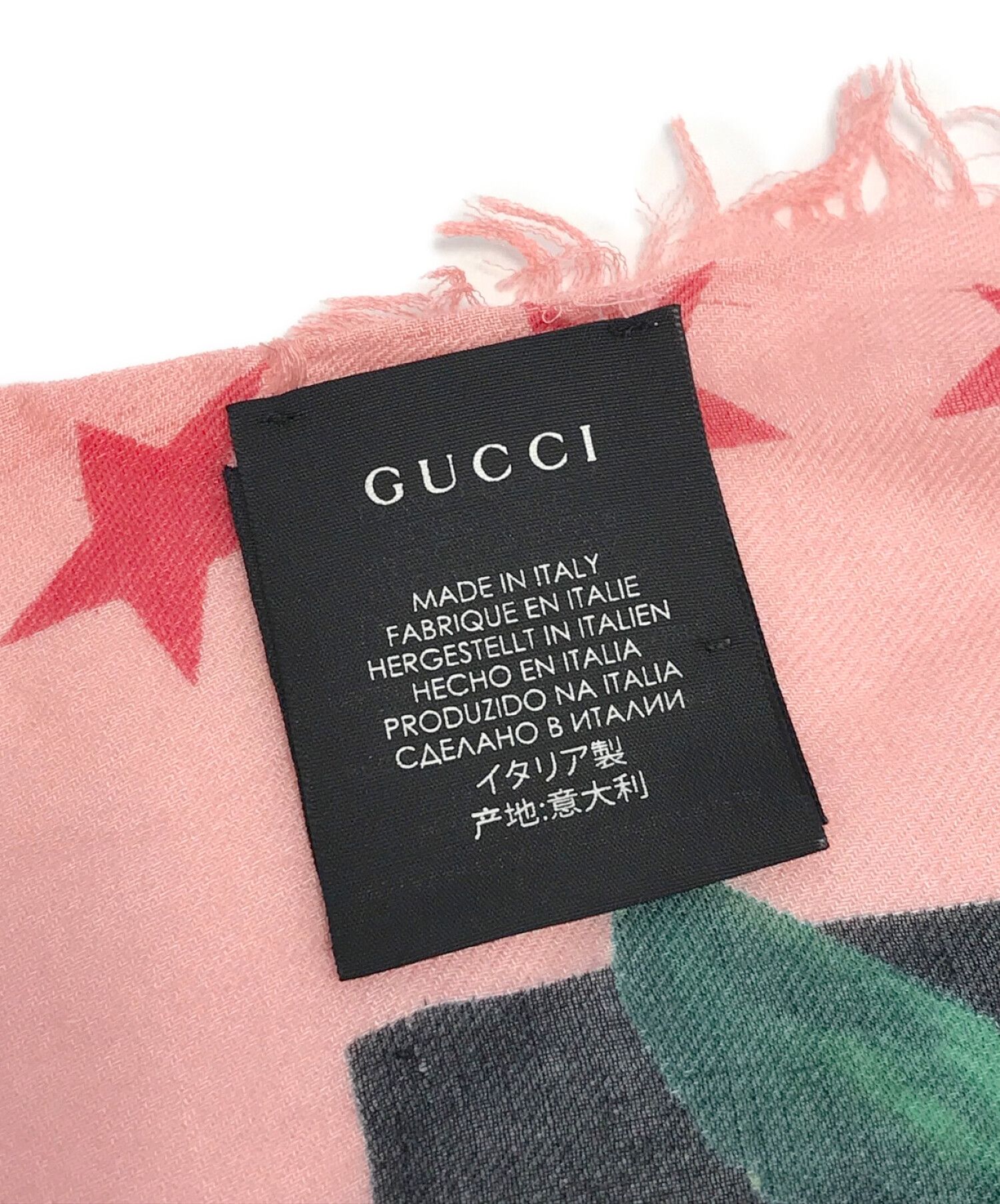 タグ付新品 GUCCI グッチ グッチゴースト 大判ストール 140cm×140cm