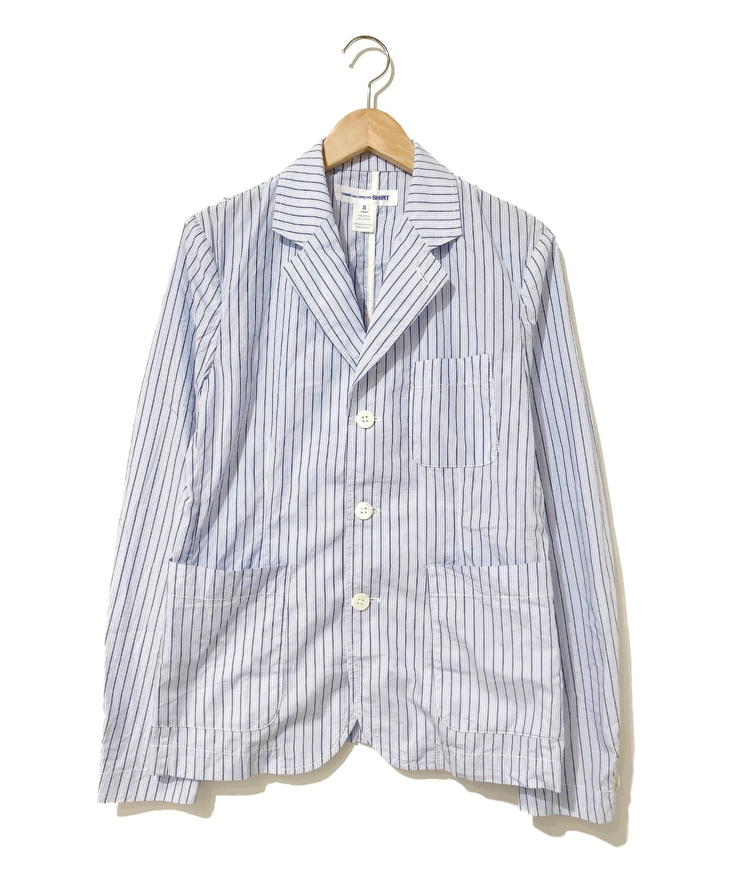 Comme des garcon shirts ストライプジャケット-