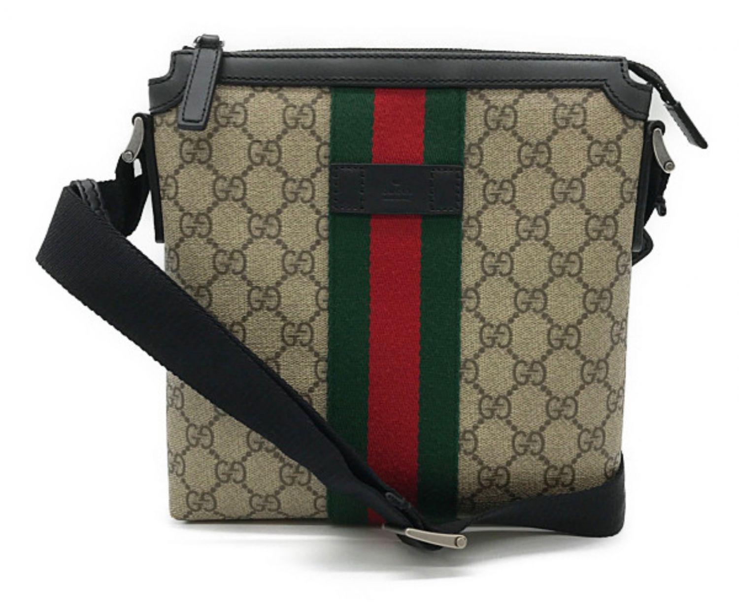 信頼】 美品 GUCCI グッチ 473878 GGスプリーム メッセンジャーバッグ