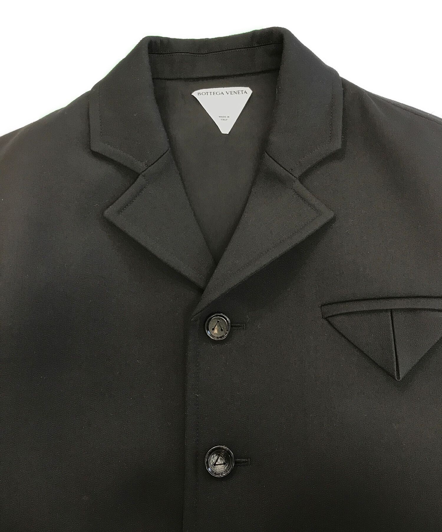 BOTTEGA VENETA (ボッテガベネタ) ウールジャケット ブラック サイズ:46