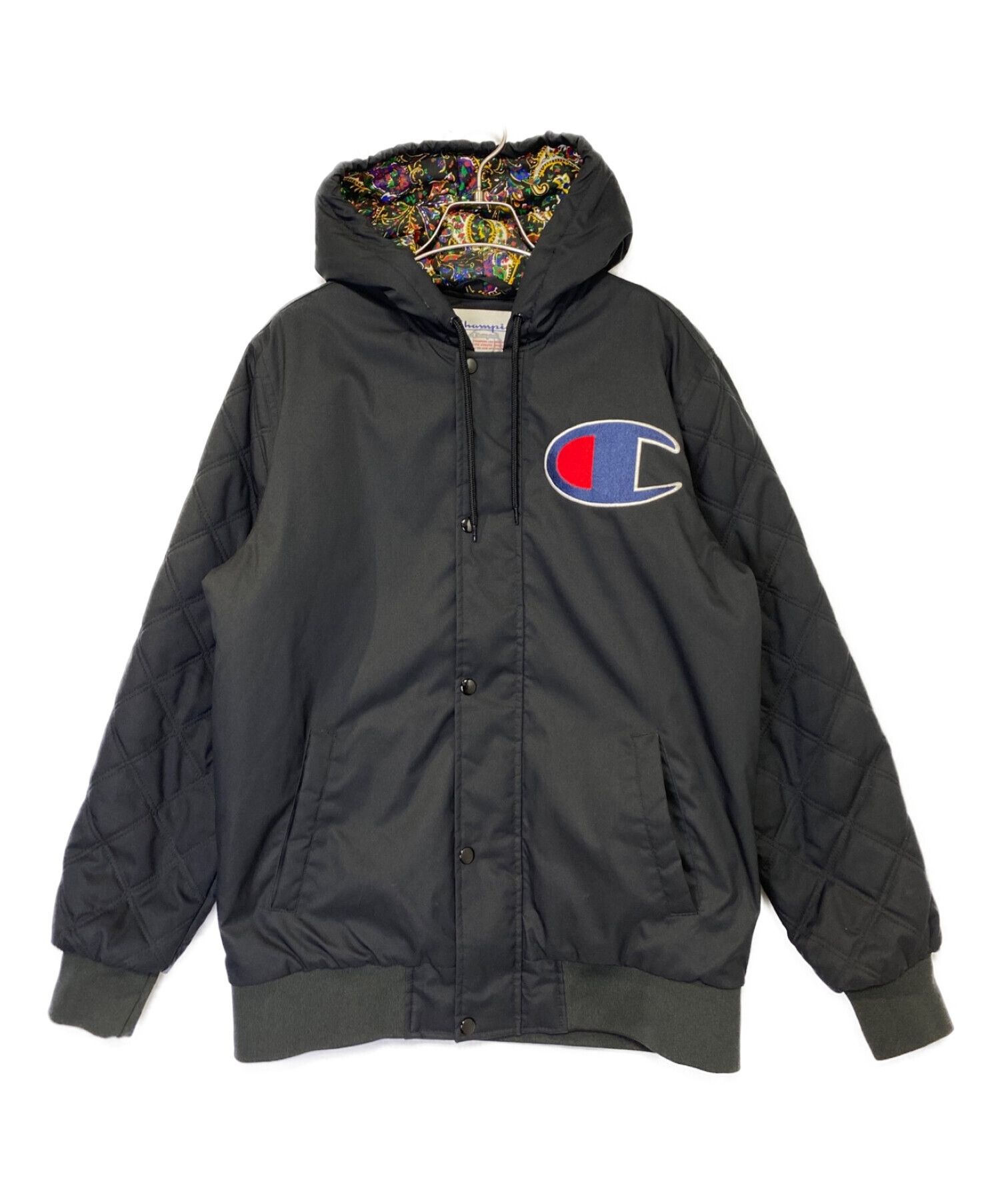 SUPREME (シュプリーム) Paisley Zip Up Jacket ブラック サイズ:M｜ブランド古着の通販サイトブランドコレクト