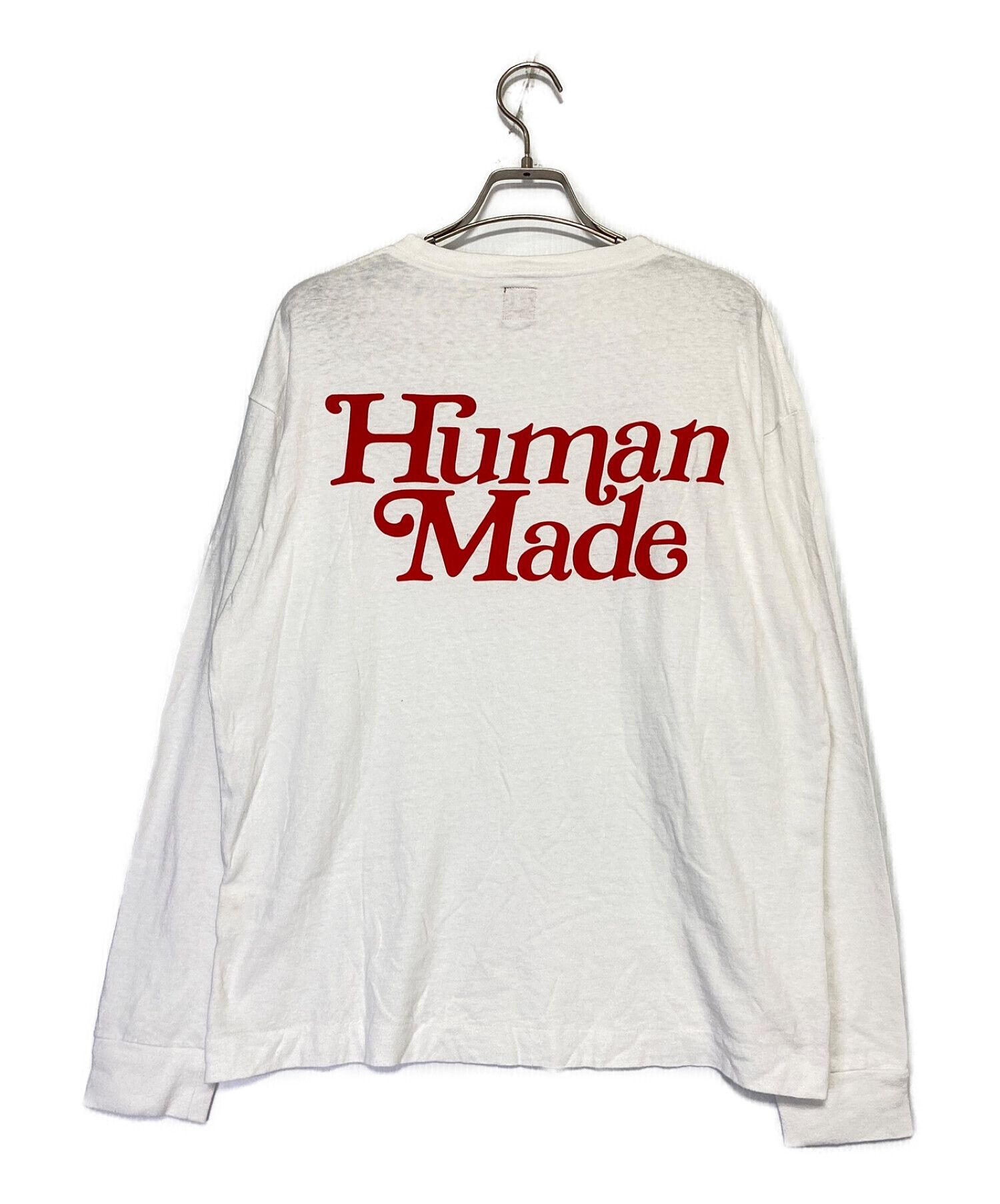 ヒューマンメイド　HUMAN MADE　Tシャツ　ロンT ホワイト XLサイズ