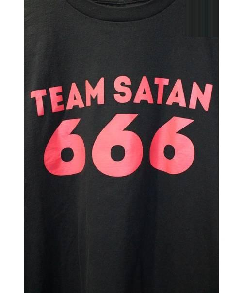 TEAM SATAN (チームサタン) 666チームTシャツ ブラック サイズ:XL 