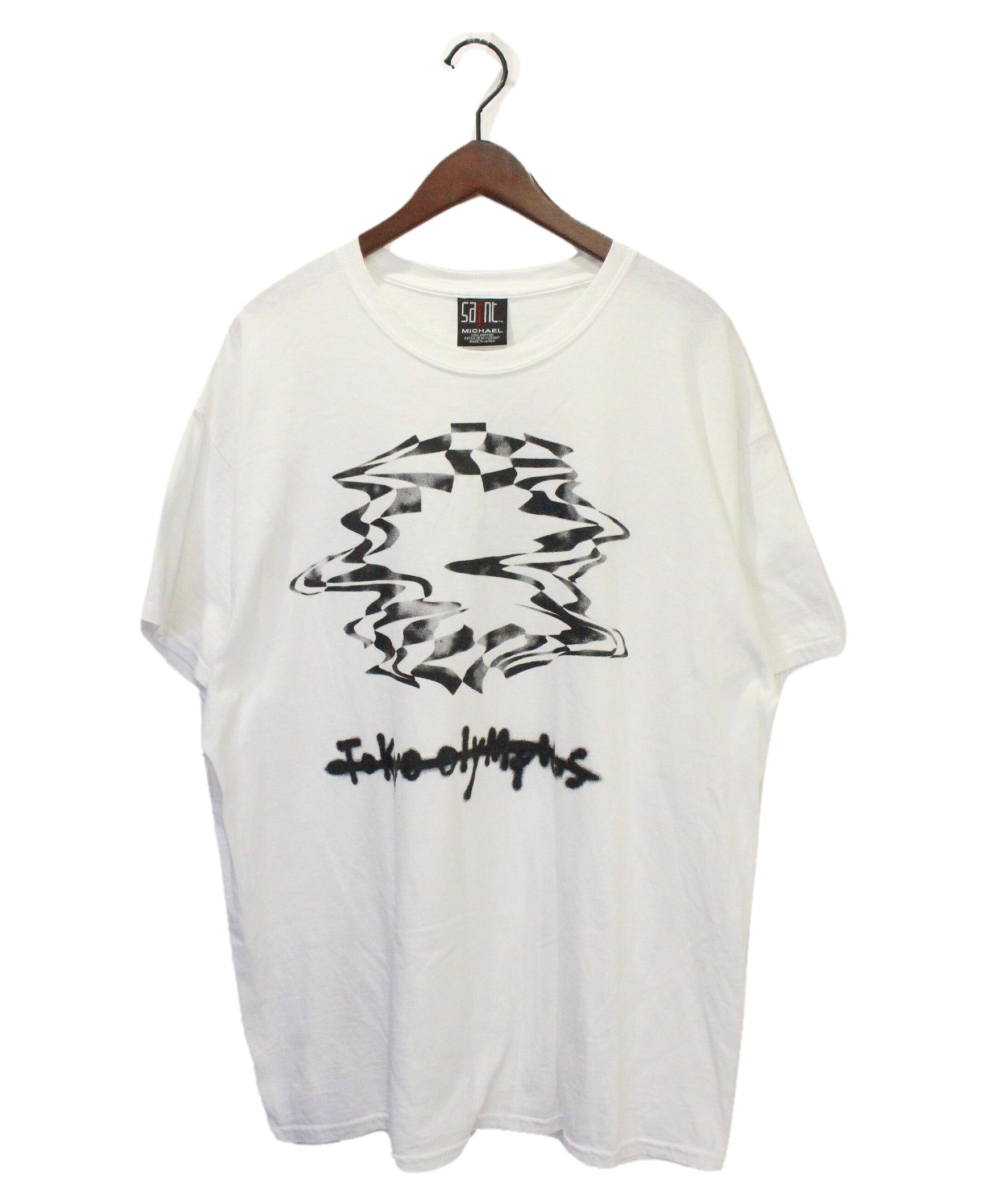 SAINT MICHAEL (セントマイケル) Tシャツ ホワイト サイズ:L/XL