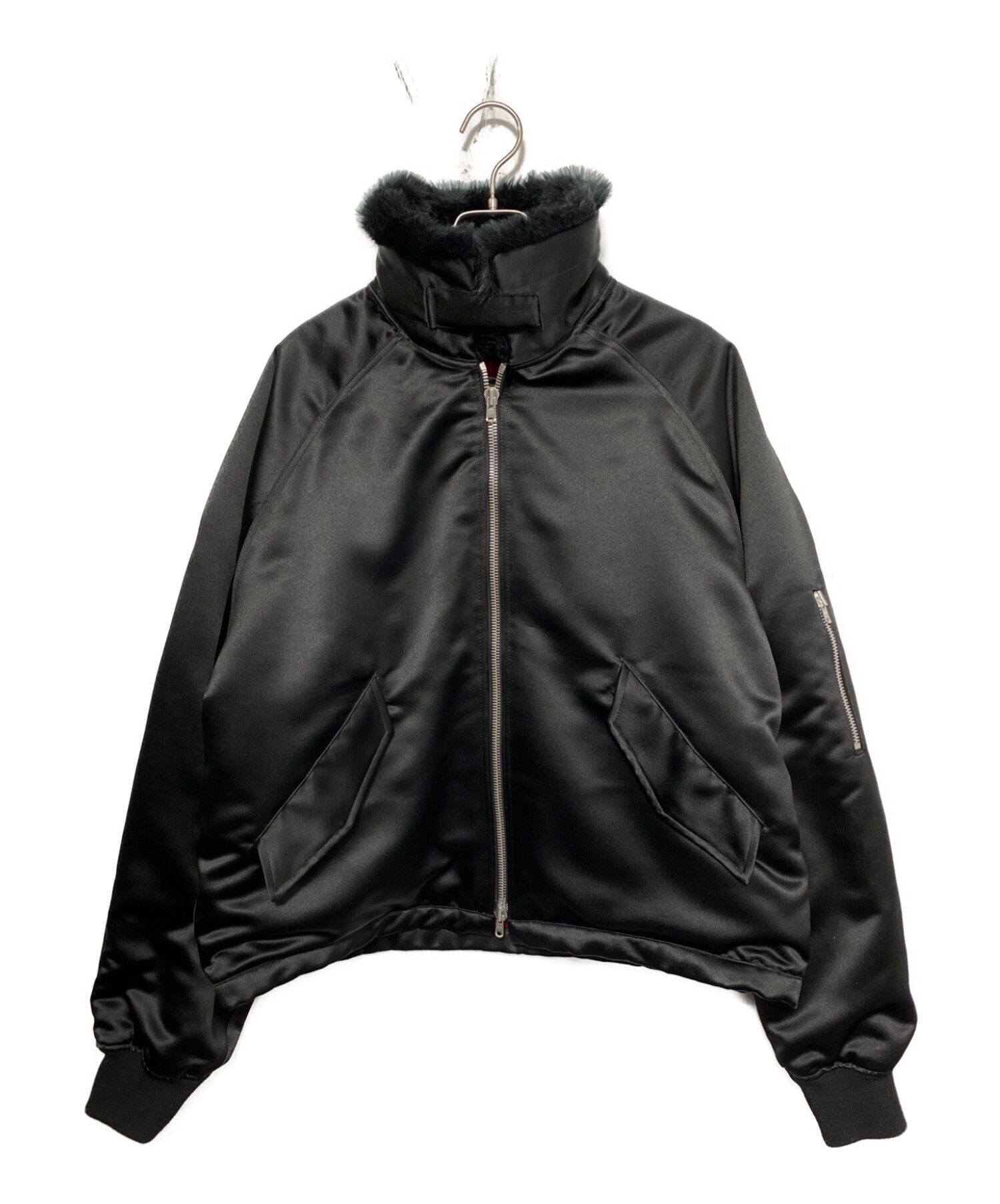 FEAR OF GOD 5TH サテン モックネック ブルゾン ジャケット フィアオブ