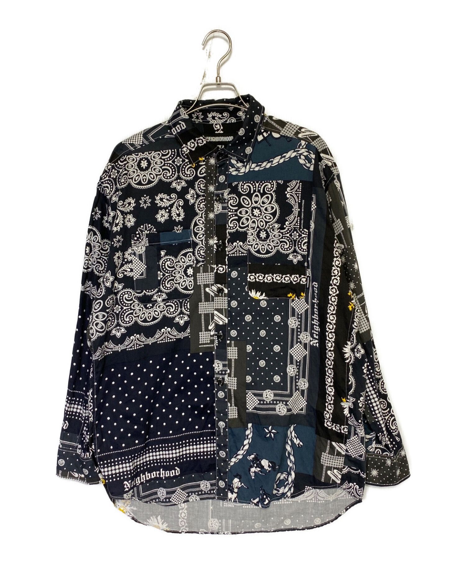 NEIGHBORHOOD ネイバーフッド ＴＩＥ ＳＨＩＲＴ ＬＳ ／Lサイズ | www